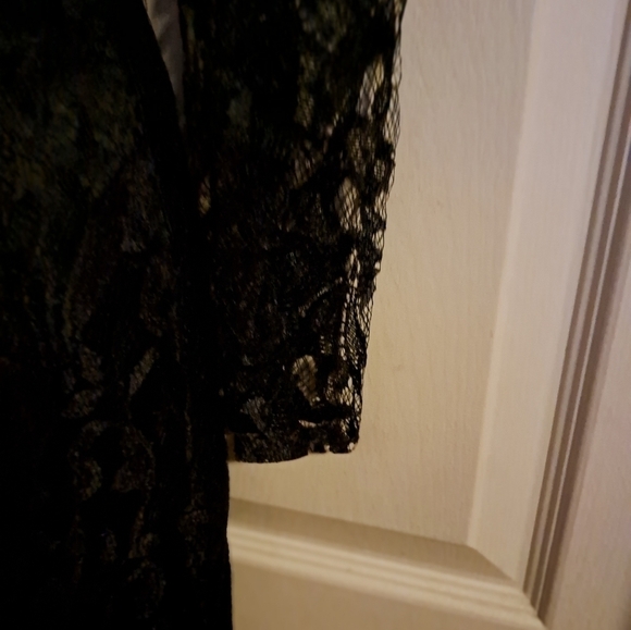 All that jazzy two Piece Dress and jacket outer material is lace. - Picture 6 of 10